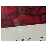 Marc Chagall - Lovers in the Red Sky Limited Edition Print (SFMoMA), Framed 33x40 in