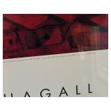 Marc Chagall - Lovers in the Red Sky Limited Edition Print (SFMoMA), Framed 33x40 in