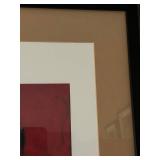 Marc Chagall - Lovers in the Red Sky Limited Edition Print (SFMoMA), Framed 33x40 in