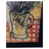 Marc Chagall Lovers and Daisies Framed Print 27x39