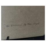 Marc Chagall Lovers and Daisies Framed Print 27x39