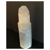 Selenite Crystal Tower - 14in Tall Natural Gypsum Decor Stone