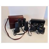 SEARS Binoculars Lot of 2: Model 2531 Wide-Angle & Binolux 7x35 Coated