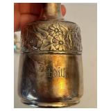 Hartford Silver Plate Co. Decanter - 8 in Tall - Edith Monogram