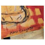 Marc Chagall Lovers & Flowers Poster Print 25 x 36 in