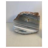 Petrified Wood & Chalcedony Stones (Lot of 3)