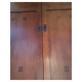 Stickley Mission Style Armoire Desk - 71in Tall, 46in W x 27in D