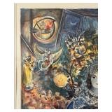 Marc Chagall Bella Limited Edition Print 187/500 - Framed under glass