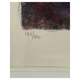 Marc Chagall Bella Limited Edition Print 187/500 - Framed under glass