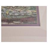 Bridge Over a Pool of Water Lilies - Claude Monet Reproduction Framed Print