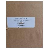 Bridge Over a Pool of Water Lilies - Claude Monet Reproduction Framed Print