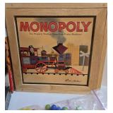 6 Vintage Board Games Lot: Battleship, Labyrinth, Monopoly, Doubles Wild, Tournament Dominoes, 32-Piece Chess