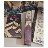 6 Vintage Board Games Lot: Battleship, Labyrinth, Monopoly, Doubles Wild, Tournament Dominoes, 32-Piece Chess