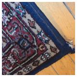Persian Hand-Knotted Herati Runner Rug 12