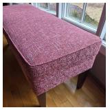 Bassett Fabric Bench 51 in W x 19 in D x 20 in H