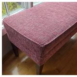 Bassett Fabric Bench 51 in W x 19 in D x 20 in H