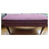 Bassett Fabric Bench 51 in W x 19 in D x 20 in H