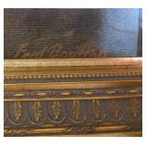 Signed FREDERICK WILLIAM BOULTON - Framed Flower Market Scene