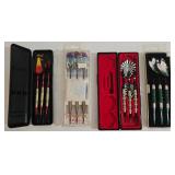 4 Sets of Darts - Soft Tip & Steel Tip Darts in Protective Cases