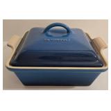 Le Creuset Square Dish 23cm/2.5 Qt with Lid - Marseille Blue