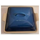 Le Creuset Square Dish 23cm/2.5 Qt with Lid - Marseille Blue