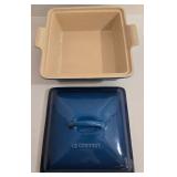 Le Creuset Square Dish 23cm/2.5 Qt with Lid - Marseille Blue