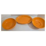 Fiesta 3-Piece Serving Set - 1 Platter & 2 Serving Bowls