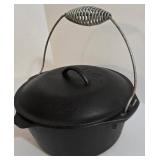Lodge Cast Iron #10 Dutch Oven with Lid