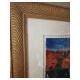 Michael Daly Original Watercolor Landscape - Extra Large, Framed Under Glass