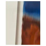 Michael Daly Original Watercolor Landscape - Extra Large, Framed Under Glass