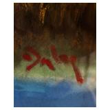 Michael Daly Original Watercolor Landscape - Extra Large, Framed Under Glass