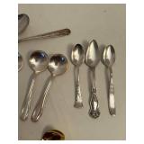 15-Piece Sterling-Plated Spoons Set - Assorted Sizes & Patterns