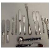 13-Piece Silver-Plated Flatware Set with Stainless Accents