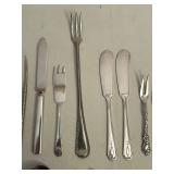 13-Piece Silver-Plated Flatware Set with Stainless Accents