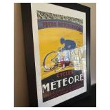 Georges Faivre Météore Cycles Poster - Framed Print 29 x 41 in