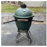 Big Green Egg Ceramic Kamado Grill Large with Side Tables & Cart