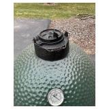 Big Green Egg Ceramic Kamado Grill Large with Side Tables & Cart