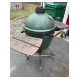 Big Green Egg Ceramic Kamado Grill Large with Side Tables & Cart
