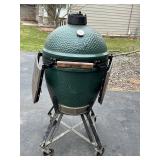 Big Green Egg Ceramic Kamado Grill Large with Side Tables & Cart
