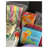 Assorted Party Paper Supplies - Plates, Cups, Napkins, Bowls & Cutlery (New)