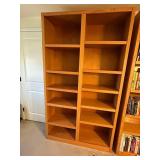 Classic Sturdy Oak Bookcase w/ 12 Shelves- 4 ft wide x 7 ft tall x 13 in deep