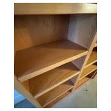 Classic Sturdy Oak Bookcase w/ 12 Shelves- 4 ft wide x 7 ft tall x 13 in deep