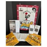 Portugal Algarve Table Linen Set - Napkins (8) & Aprons (2) & Towels & Chagall Tablecloth 60x84