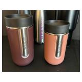 Insulated Water Bottles Lot - Nespresso Mugs, YETI, Hydro Flask, Aladdin (Lot of 7)
