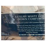 Pacific Coast Luxury White Goose Down Comforter - King Size, 700 Fill Power No feathers!