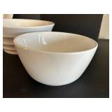 White Porcelain Dinnerware Set - 13 x 11 Platter & Assorted Bowls