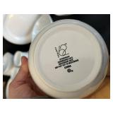 White Porcelain Dinnerware Set - 13 x 11 Platter & Assorted Bowls