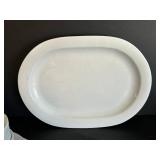 White Porcelain Dinnerware Set - 13 x 11 Platter & Assorted Bowls