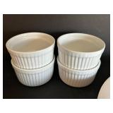 White Porcelain Dinnerware Set - 13 x 11 Platter & Assorted Bowls