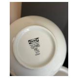 White Porcelain Dinnerware Set - 13 x 11 Platter & Assorted Bowls